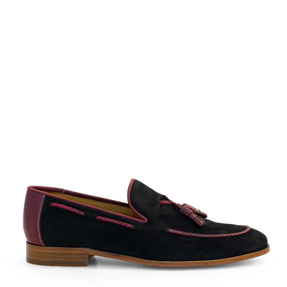 Suede Tassel Loafer