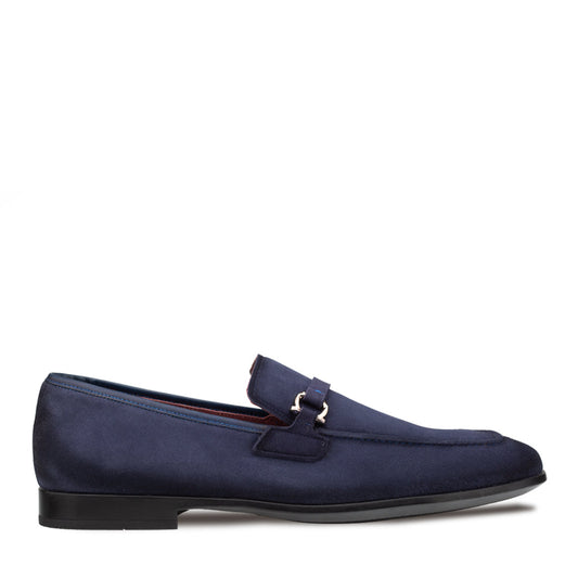 product-Suede Horsebit Loafer