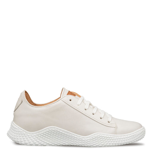Leather Scallop Sole Sneaker