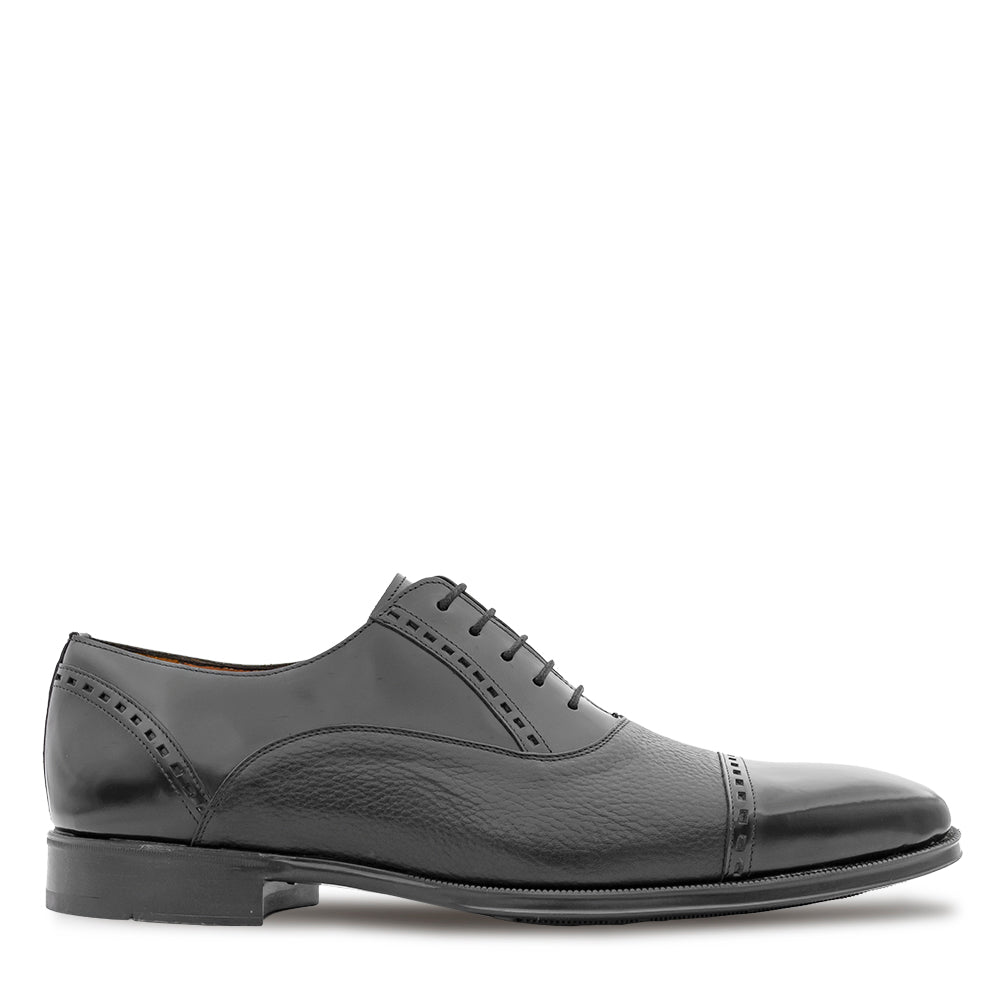 Shine/Embossed Rubber Sole Oxford