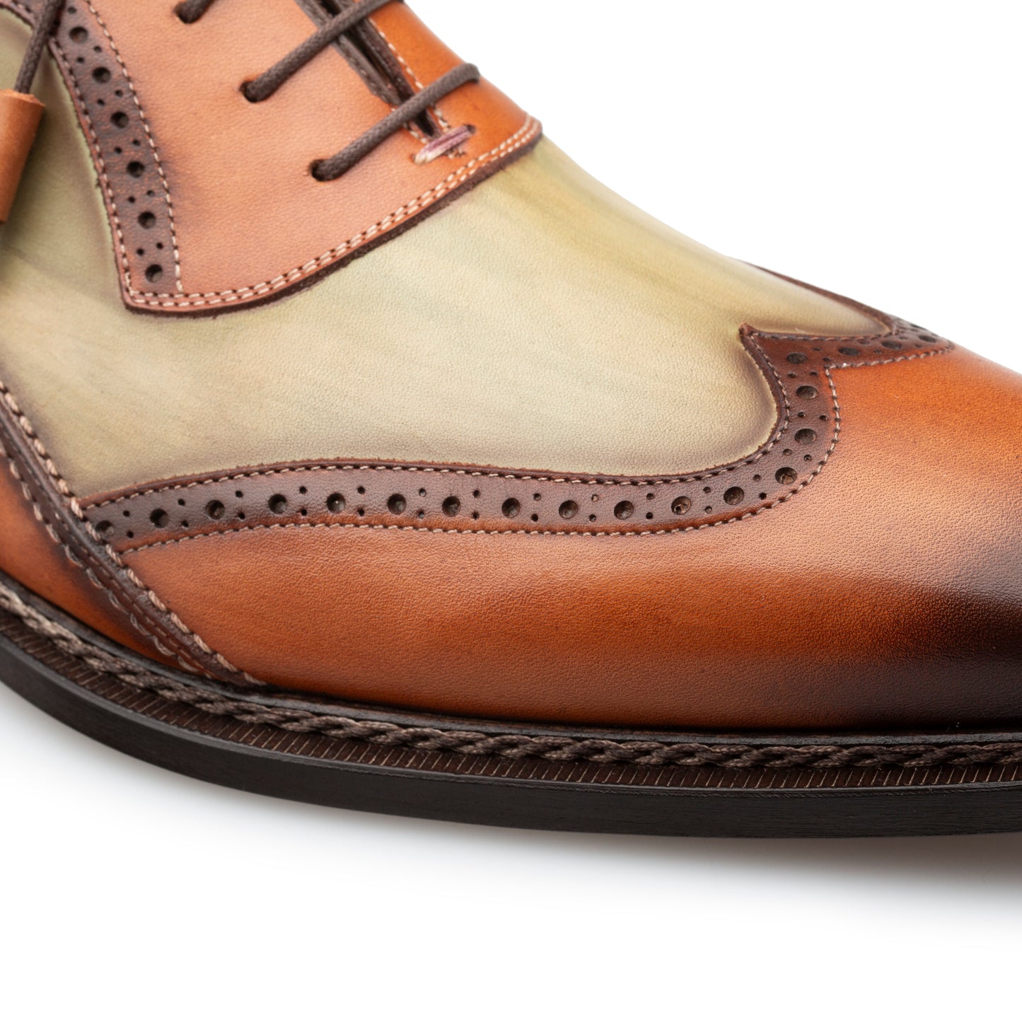 Two-Tone Wing Tip Oxford
