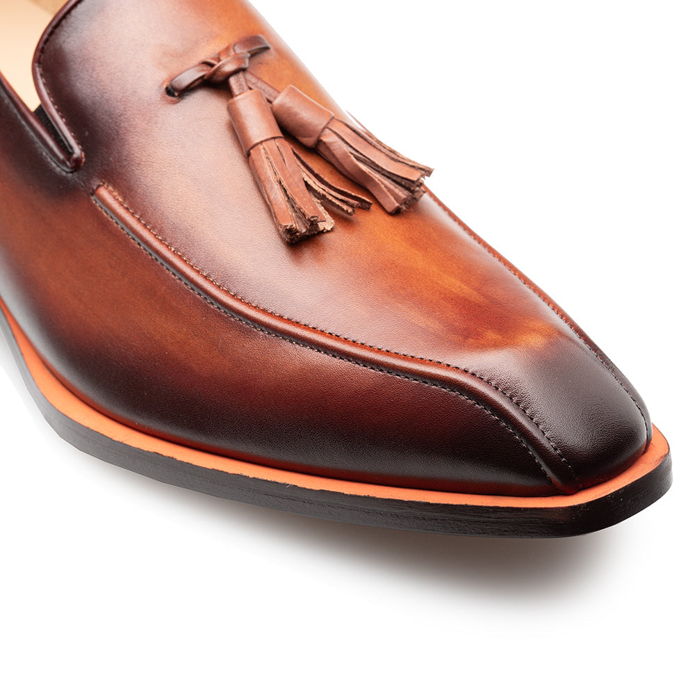 Bicycle Toe Tassled Slip On