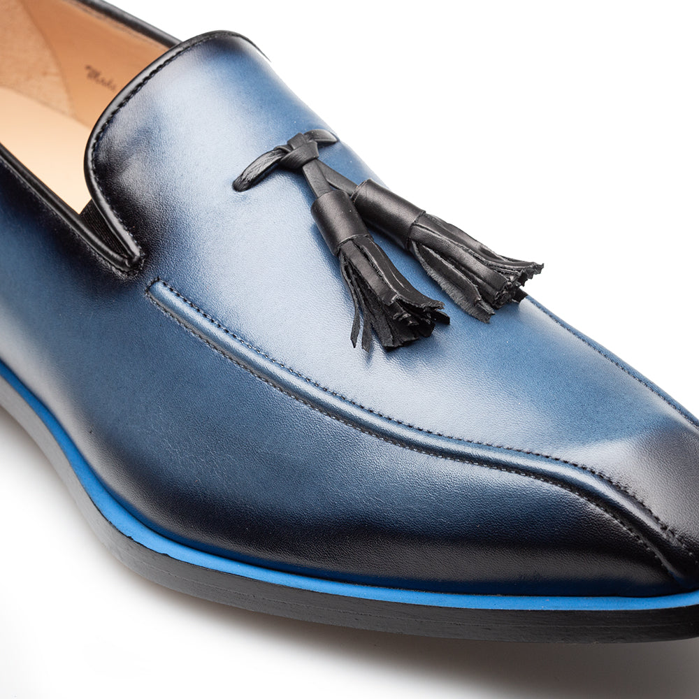 Bicycle Toe Tassled Slip On