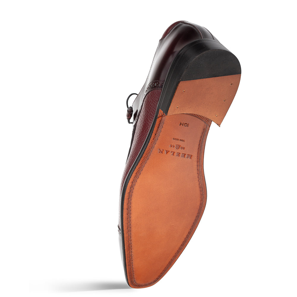 Hi-Shine Calf/Deer Cap Toe Derby