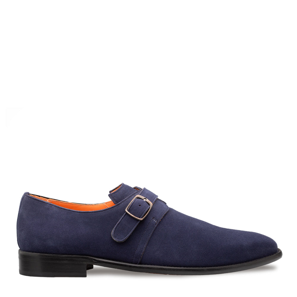 Suede Monk Strap