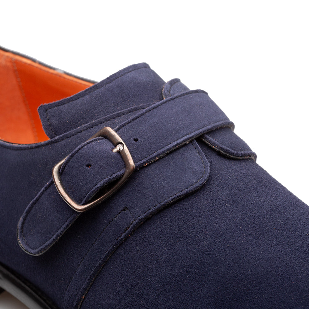 Suede Monk Strap
