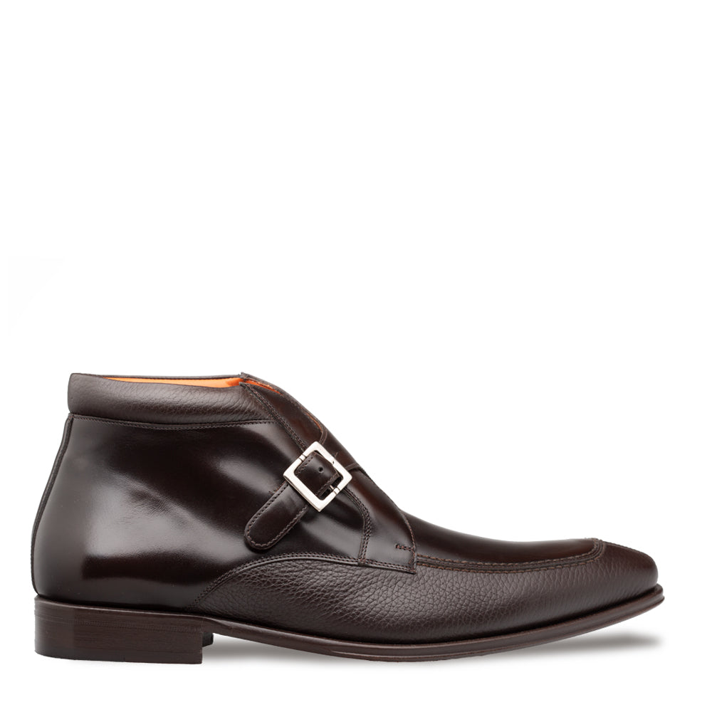 Textured/Hi-Shine Calf DemiBoot