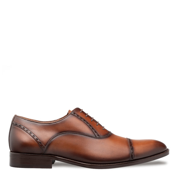 Mezlan Ocana Leather Cap Toe Woven‎ Oxford Shoe Made in Spain Size 9 M mezlan-shoes-mezlan-mens-black  main image 3