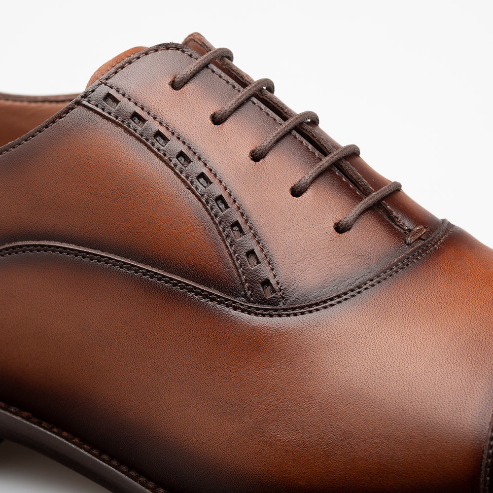 Patina Calf Cap Toe Oxford