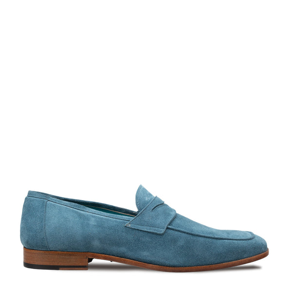 Suede Penny Loafer – Mezlan Warehouse