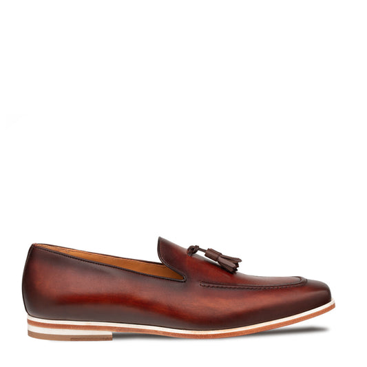 Calf Tassel Slip On