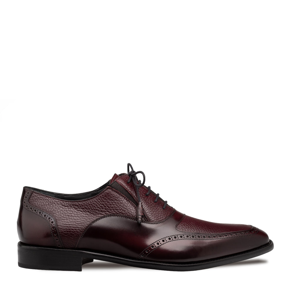 Hi-Shine/Textured Calf Oxford Mezlan Warehouse Hi-Shine/Textured Calf Oxford Mezlan Warehouse