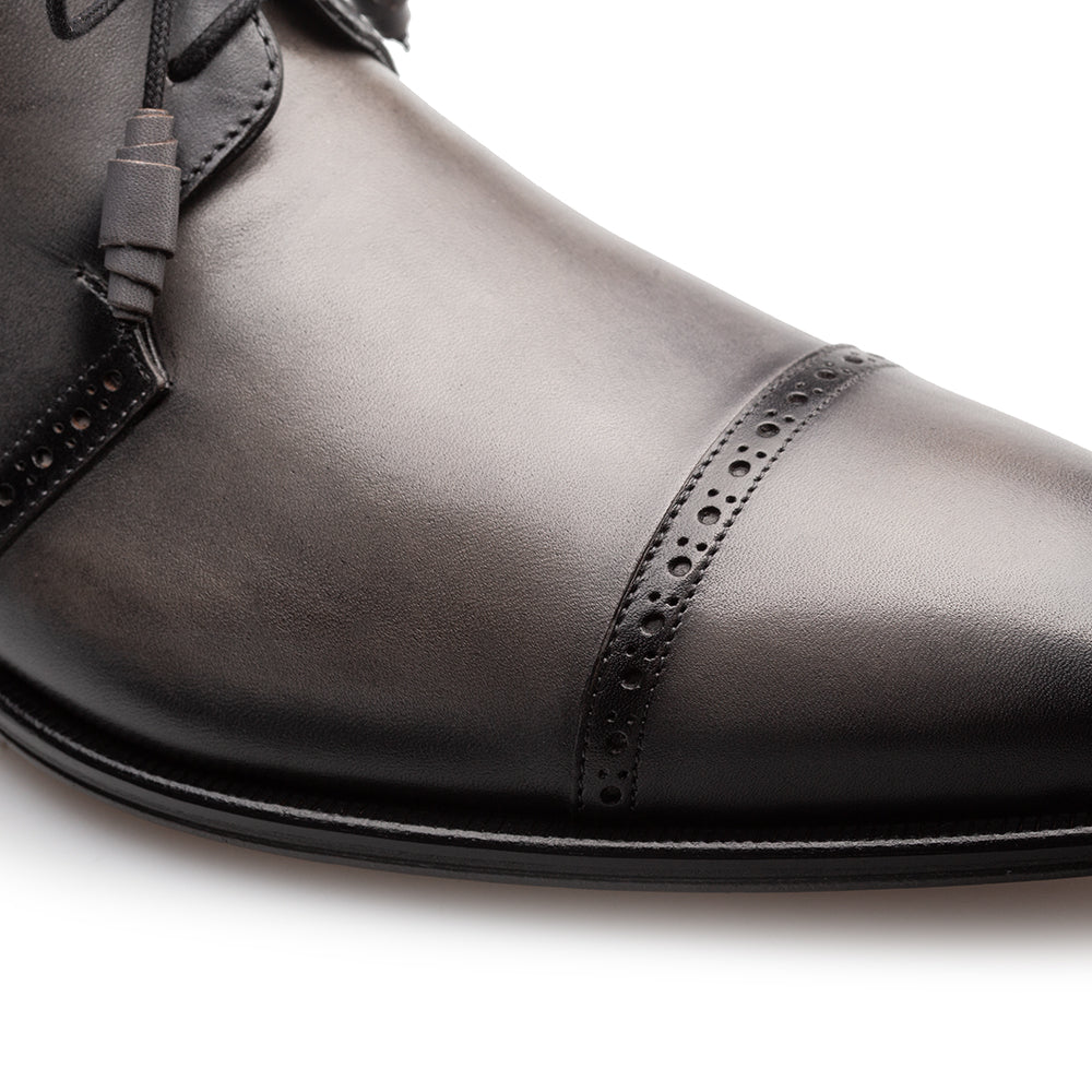 2-Eyelet Cap Toe Derby