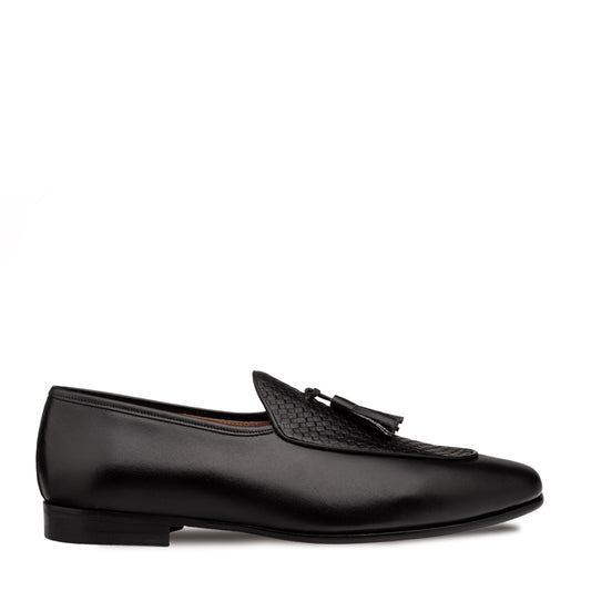 Embossed Calf Tassel Loafer
