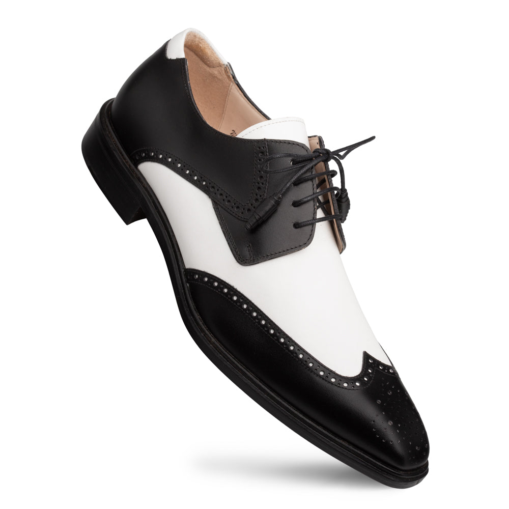 Spectator Wing Tip Derby Black/White / 11.5 / Medium Spectator Wing Tip Derby Black/White / 11.5 / Medium