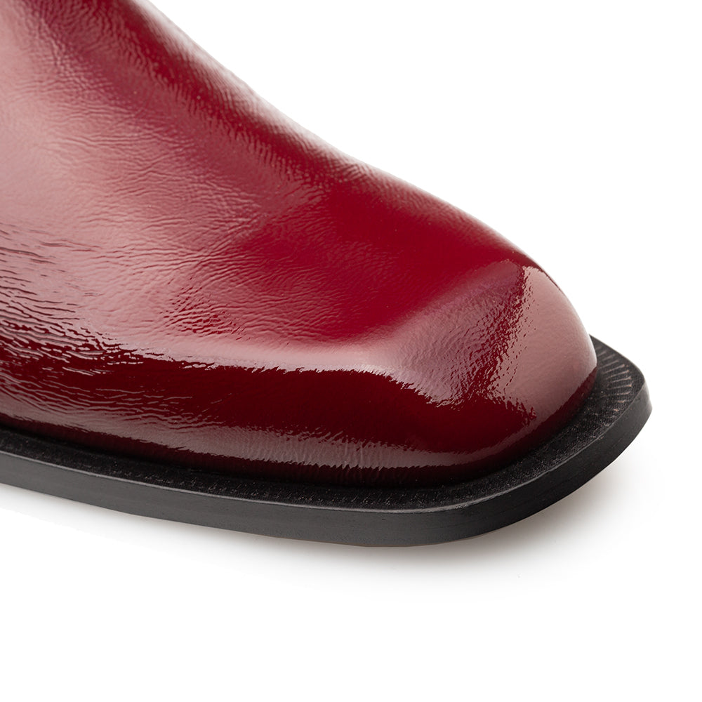 Buscemi Hi-Shine Ornament Boot