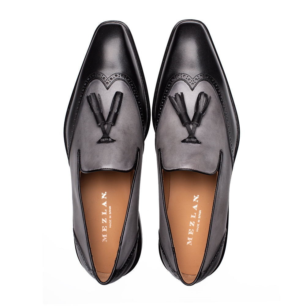 Anselmo Two-Tone Tassel Slip On