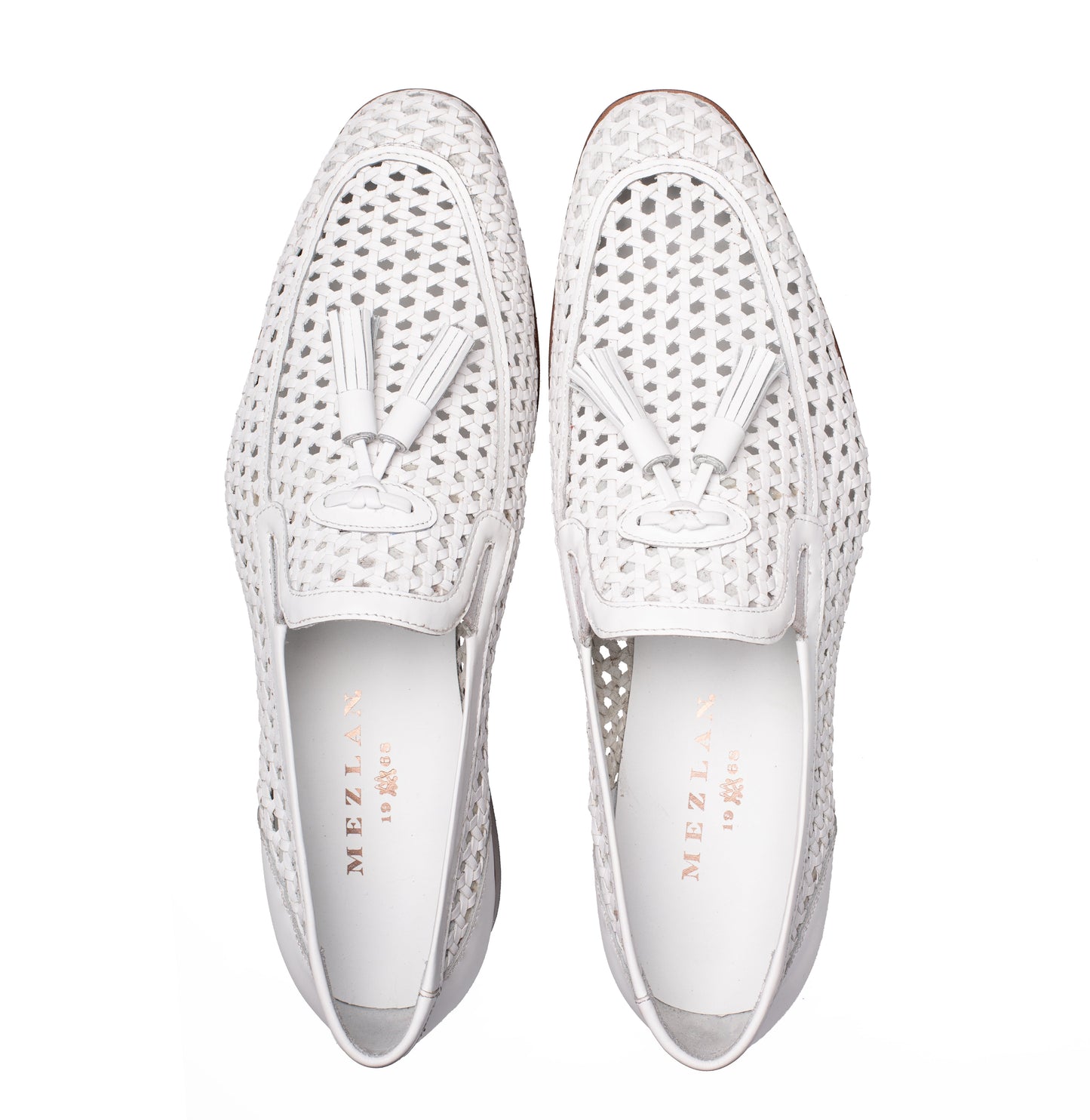 Woven Tassel Leather Loafer