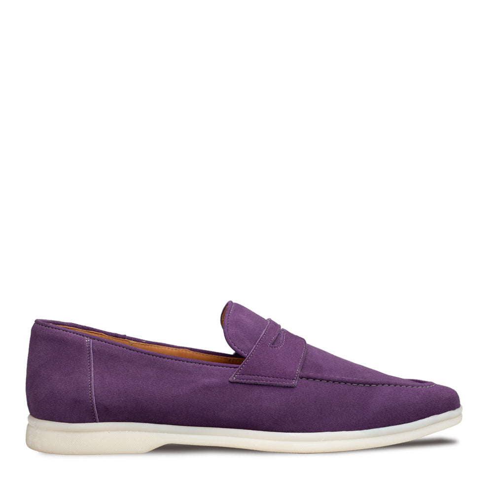 Suede Soft Flex Penny Moccasin