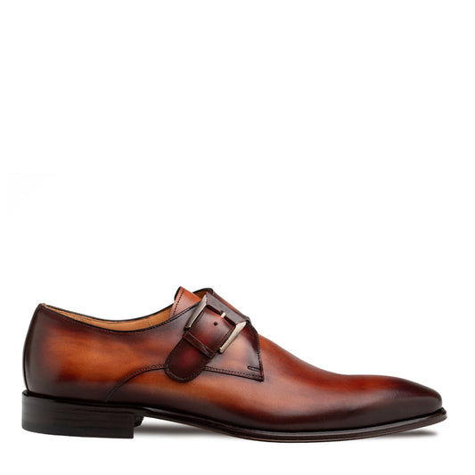 product-Patina Calf Plain Toe Monk