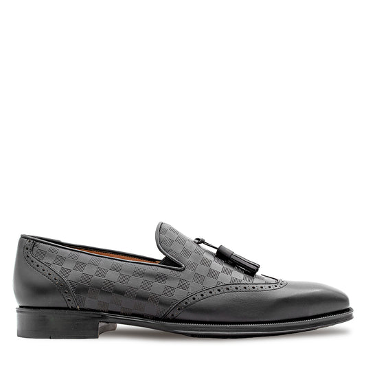 Calf Embossed Tassel Loafer