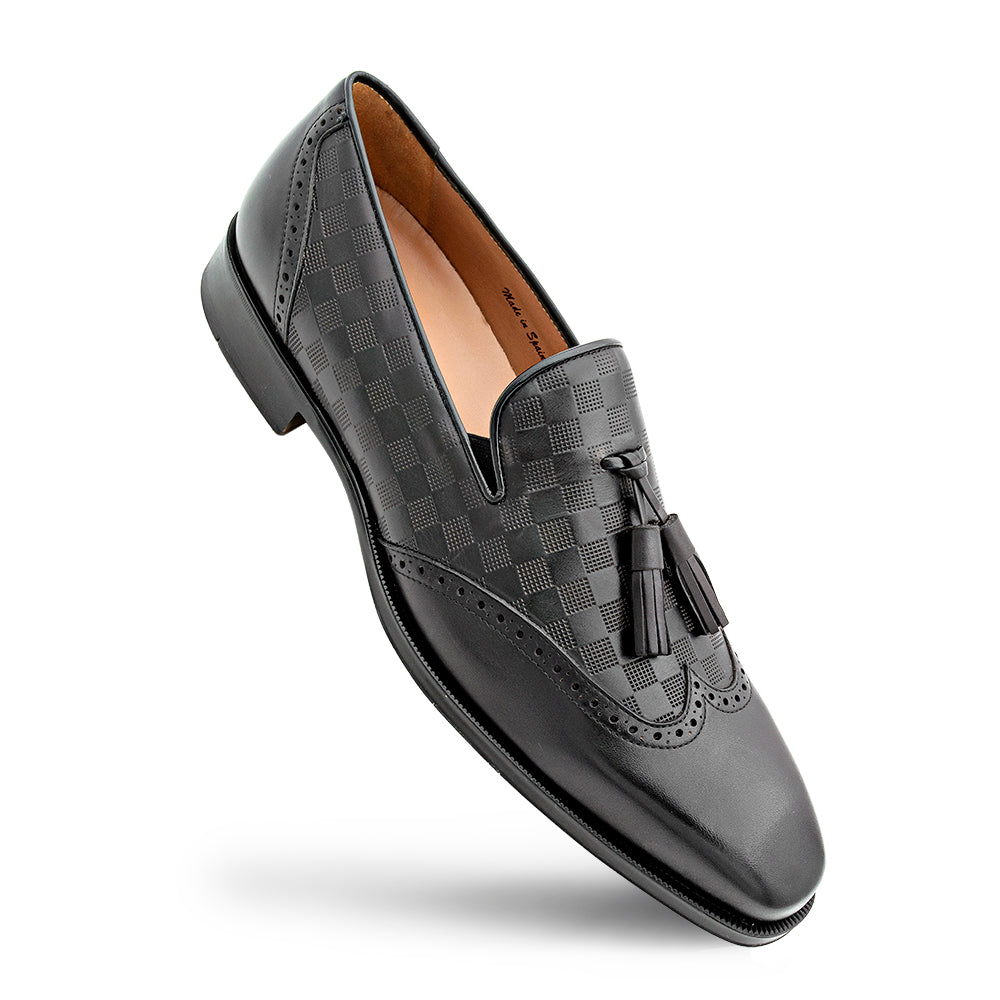 Calf Embossed Tassel Loafer