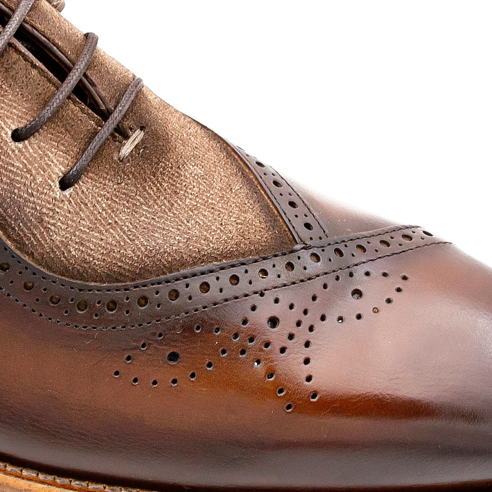 Calf/Suede Oxford