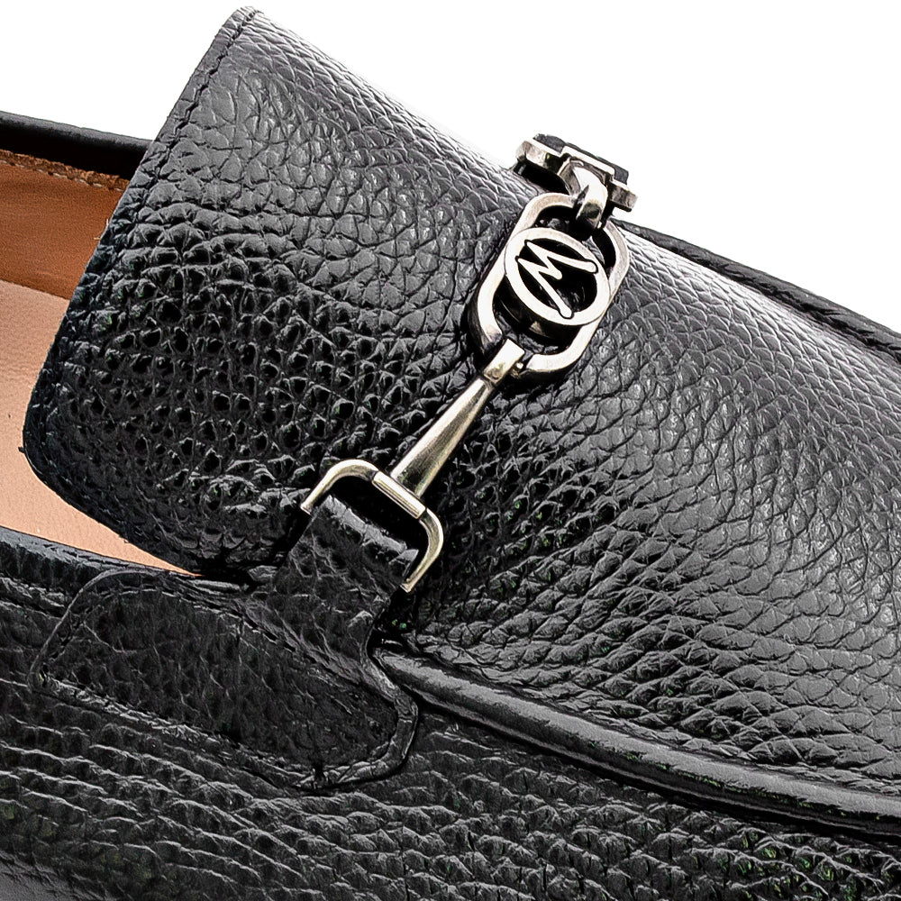 Textured Calf Ornament Loafer