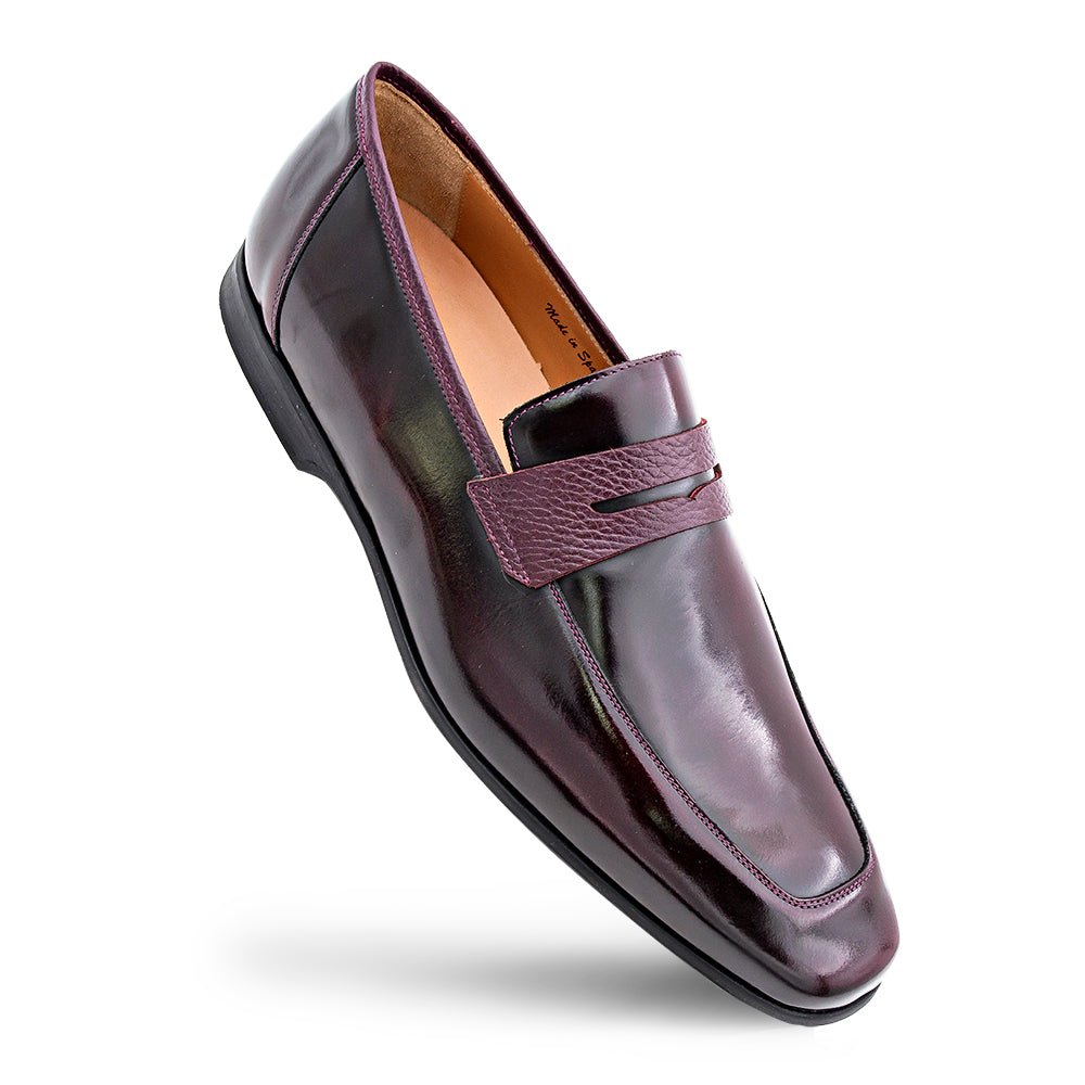 Shiny/Textured Calf Casual Loafer