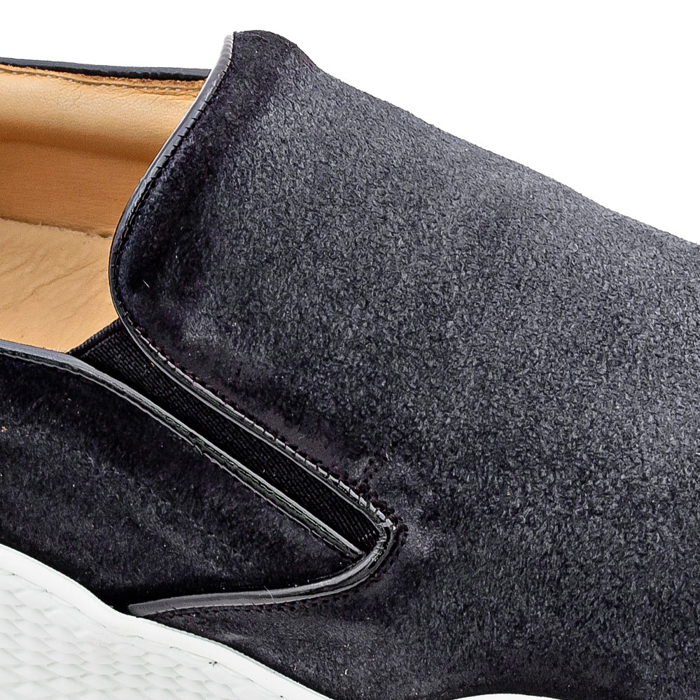 Suede Slip On Sneaker