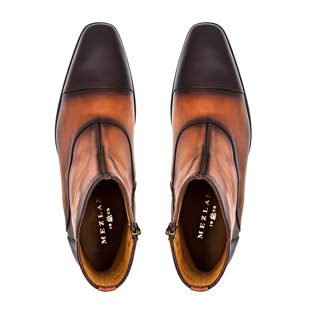 Patina Calf Cap Toe Boot