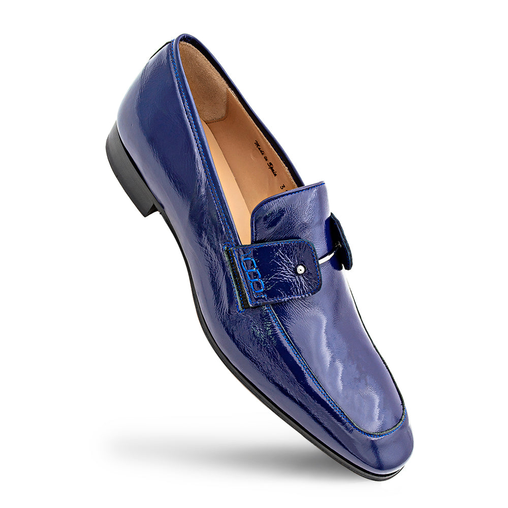 Textured Patent Leather Loafer