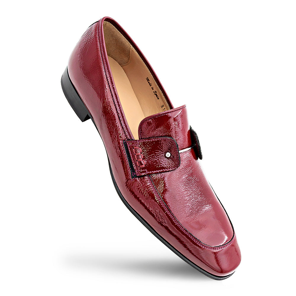 Textured Patent Leather Loafer