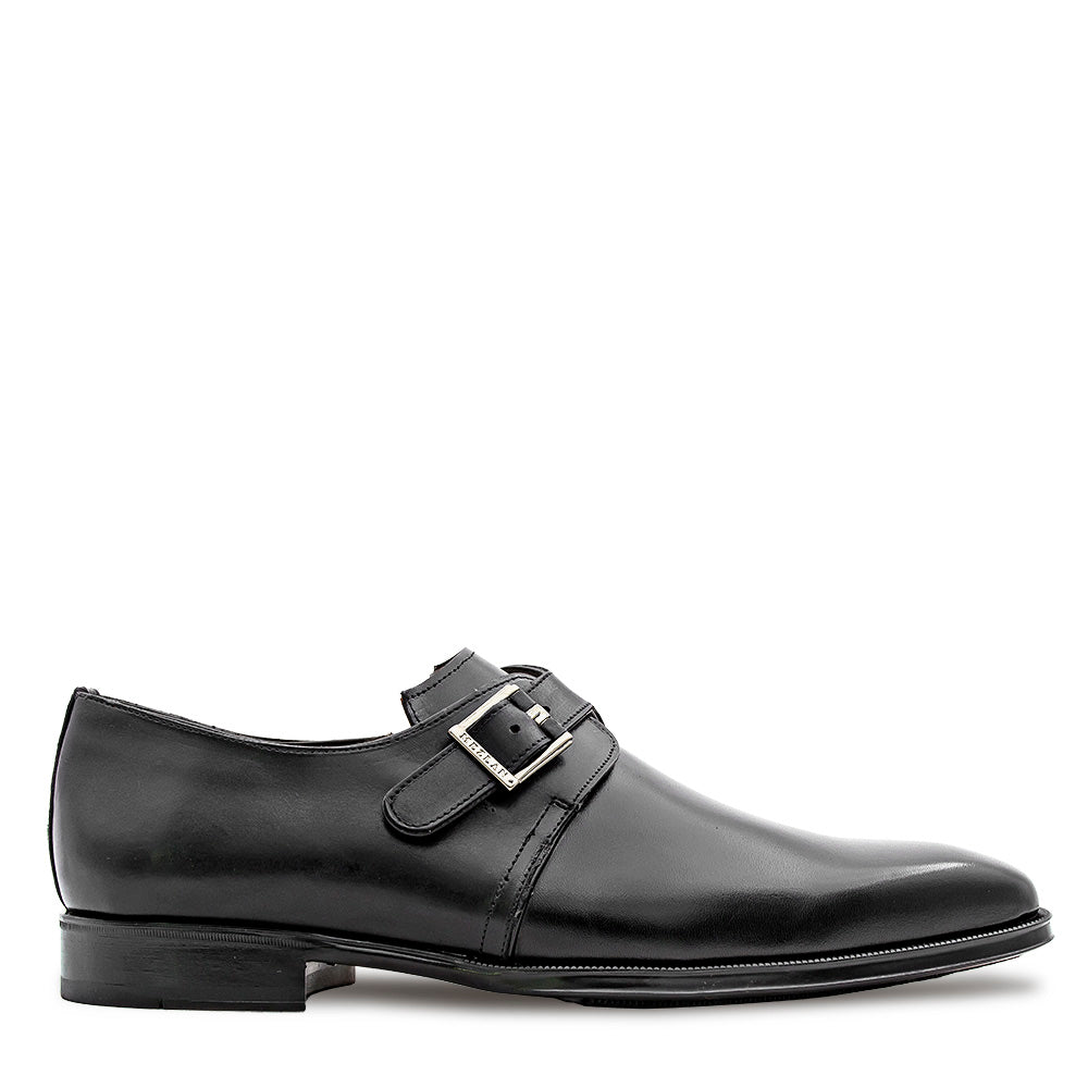 Patina Calf Plain Toe Monk Strap