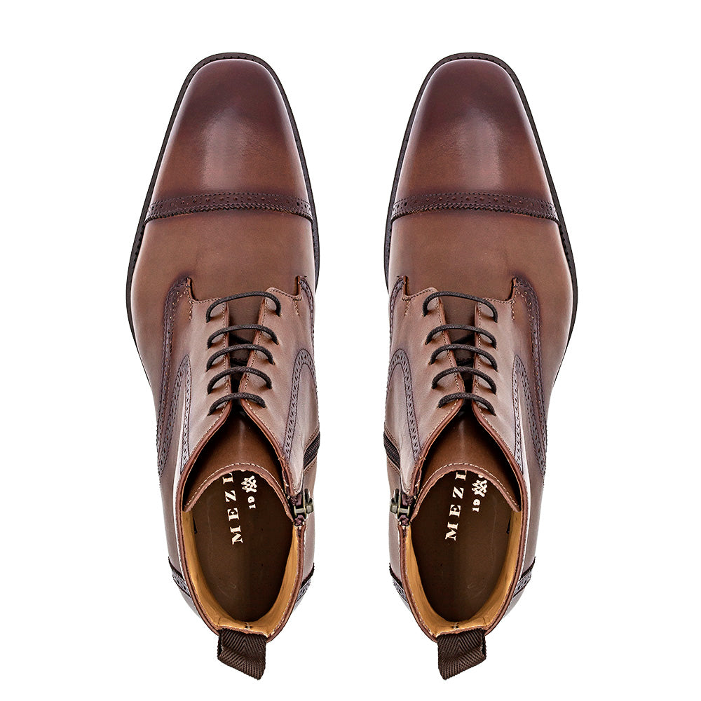 Hi-Top Cap Toe Derby Boot