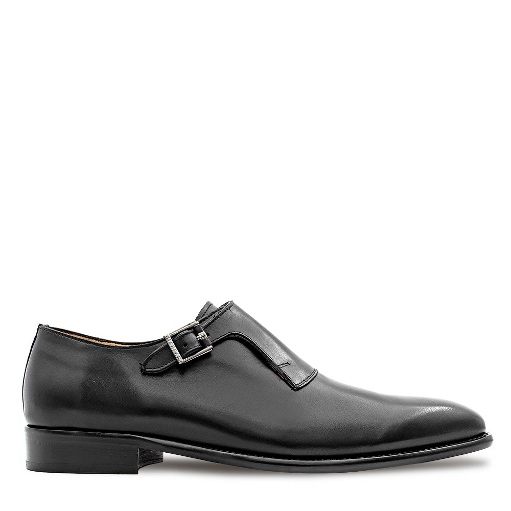 PATINA CALF PLAIN TOE MONK