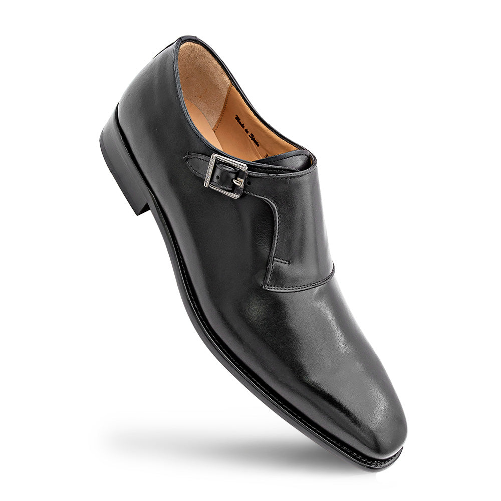 PATINA CALF PLAIN TOE MONK