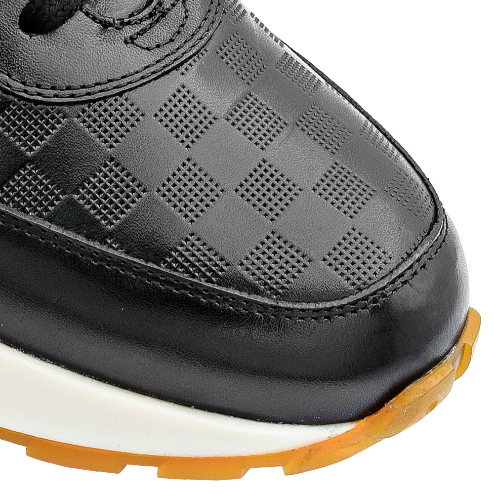 Patina/Embossed Calf Dress Sneaker