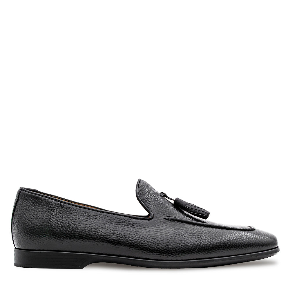 Textured Calf Tasseled Loafer
