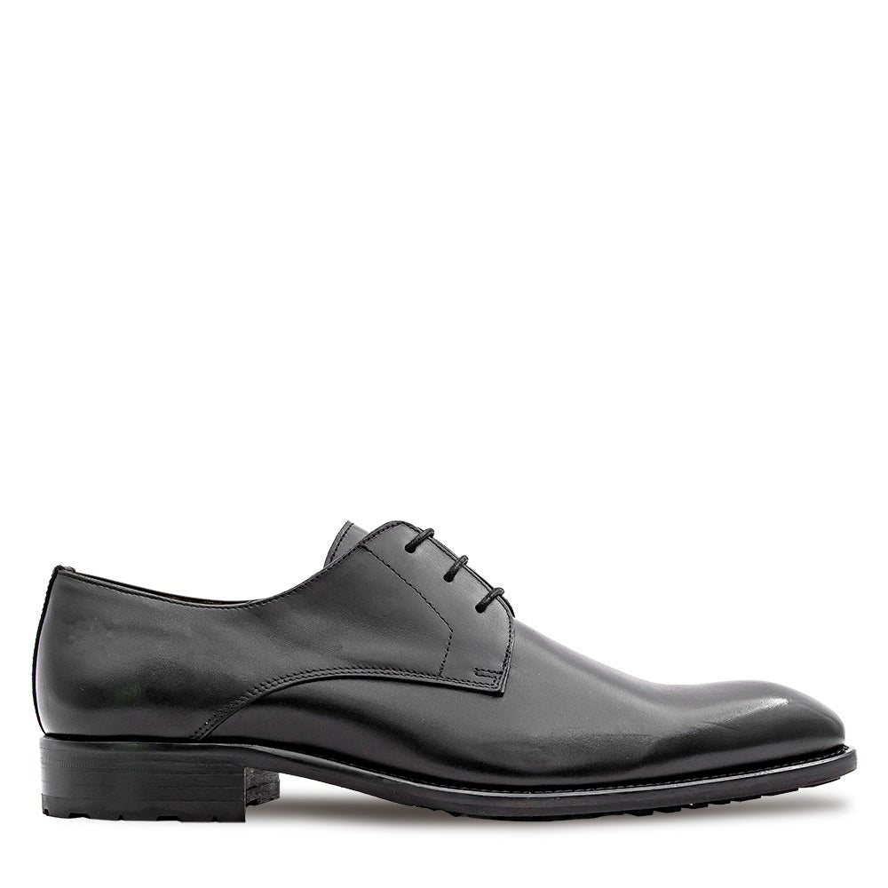 Plain Toe Lug Sole Derby