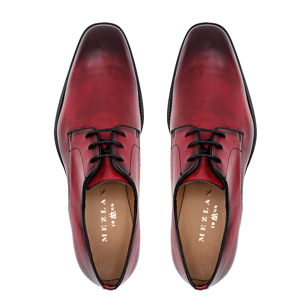 Plain Toe Lug Sole Derby
