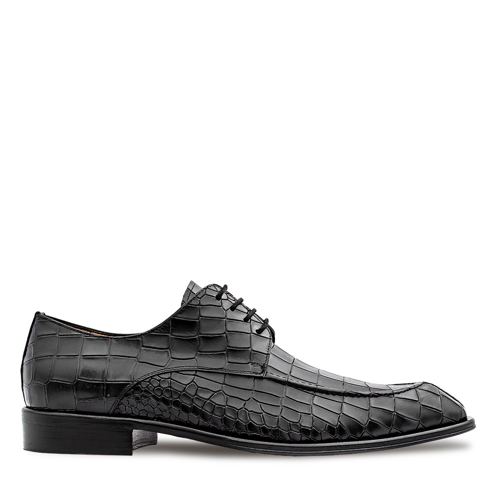 Croc-Embossed Derby