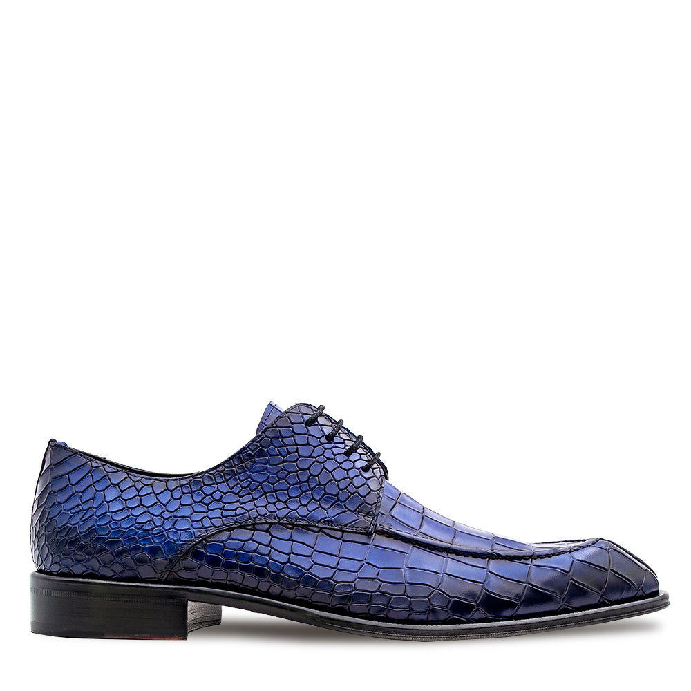Croc-Embossed Derby