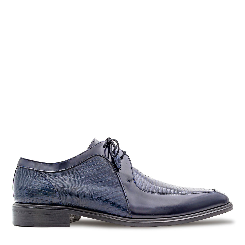 Shiny Calf/Lizard Split Toe Derby