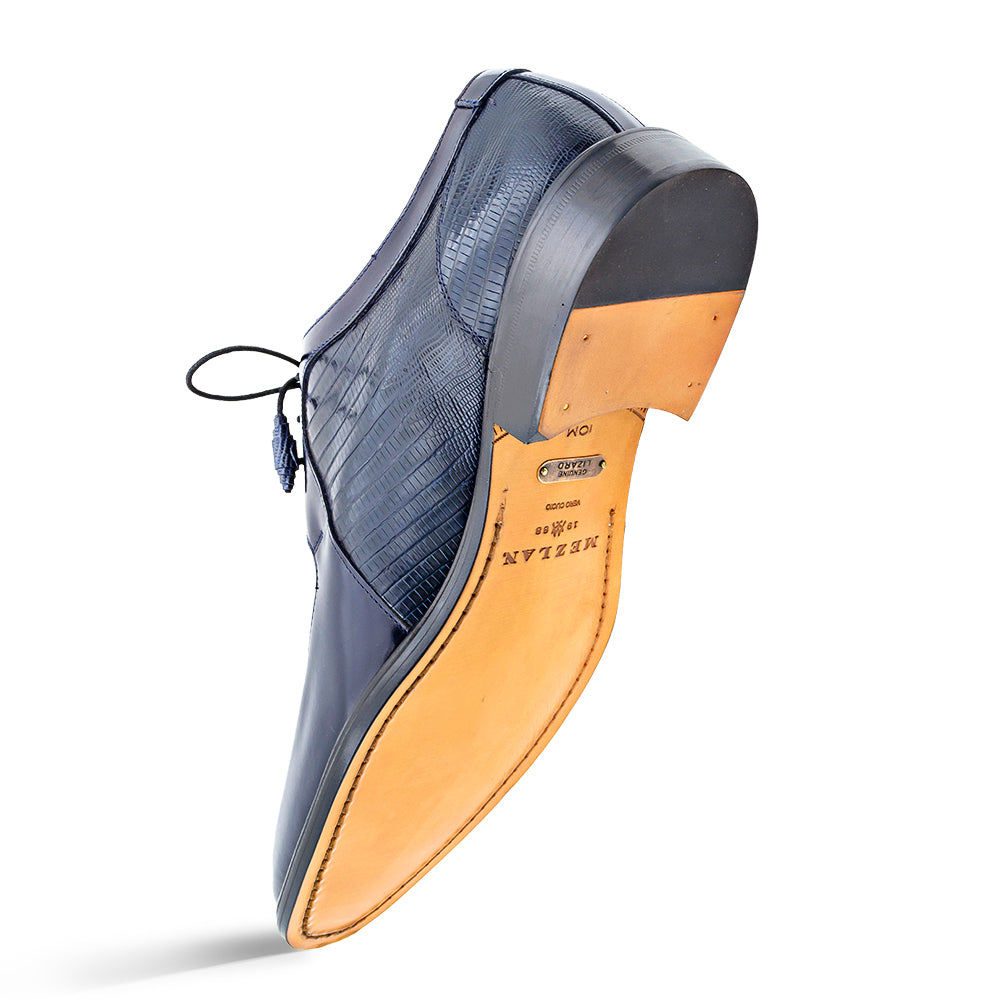 Shiny Calf/Lizard Split Toe Derby