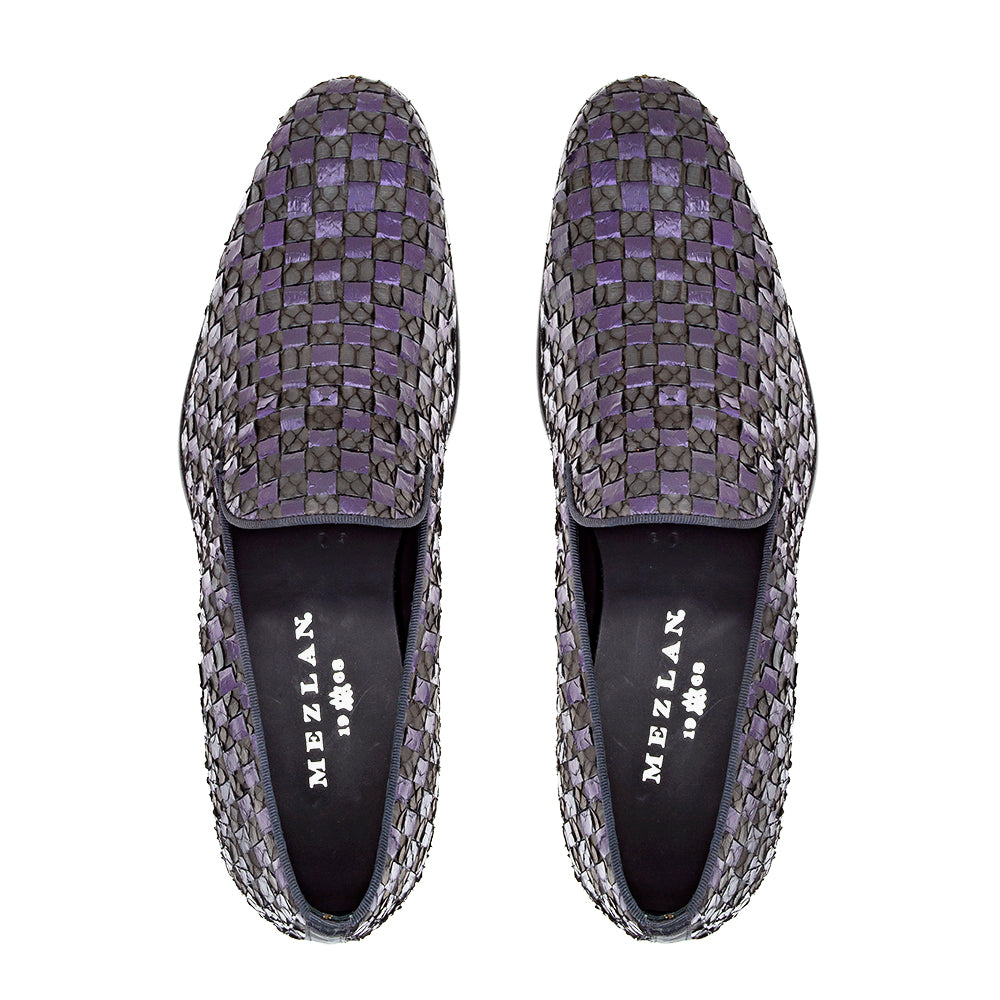 Woven Snake Venetian Loafer