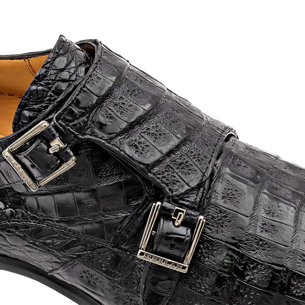 Crocodile Double Monk Strap