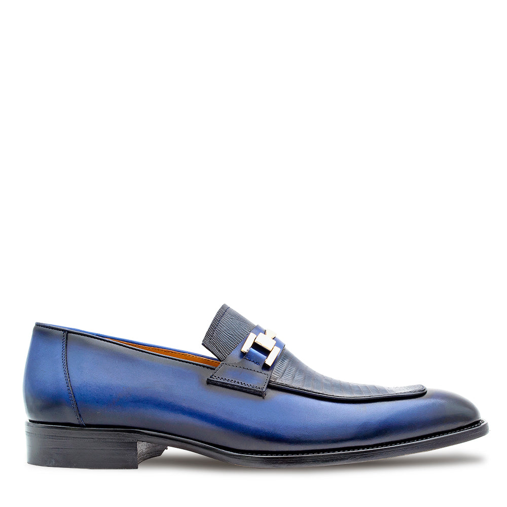 Lizard/Calf Ornament Slip On