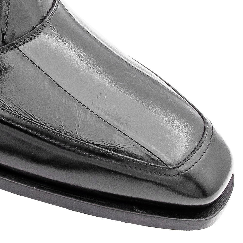 Shiny Calf/Eel Monk Strap
