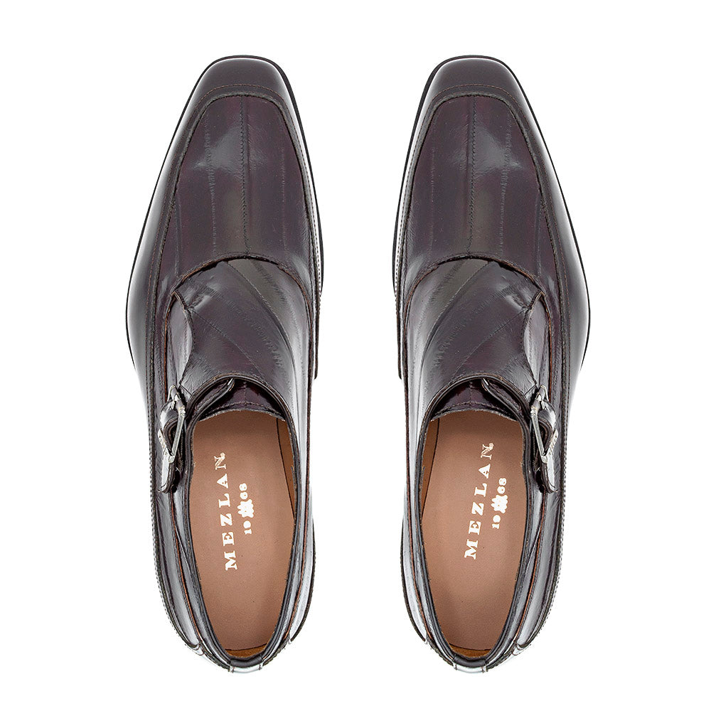 Shiny Calf/Eel Monk Strap